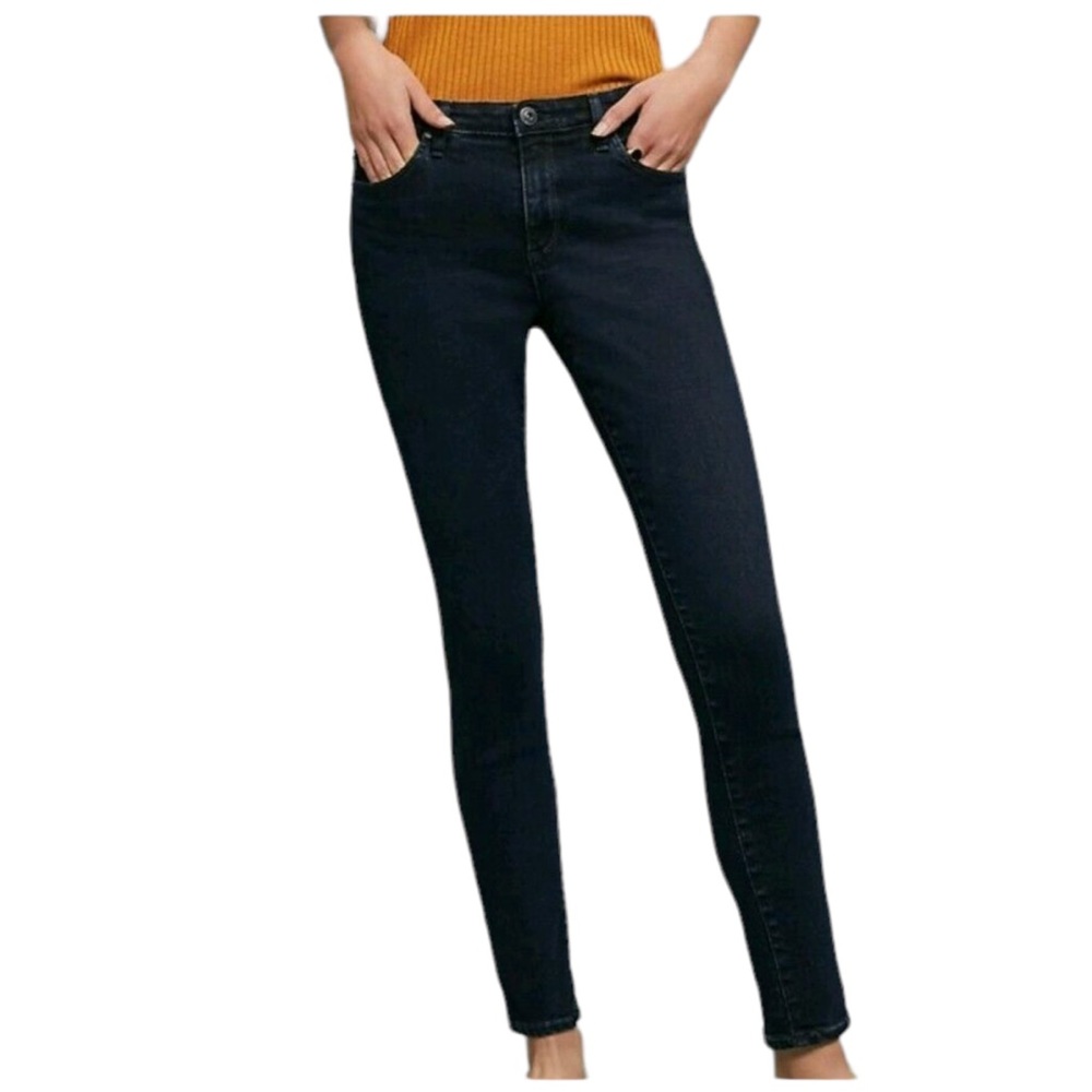 AG X Anthropologie The Abbey Ankle Mid-Rise Super Skinny Ankle